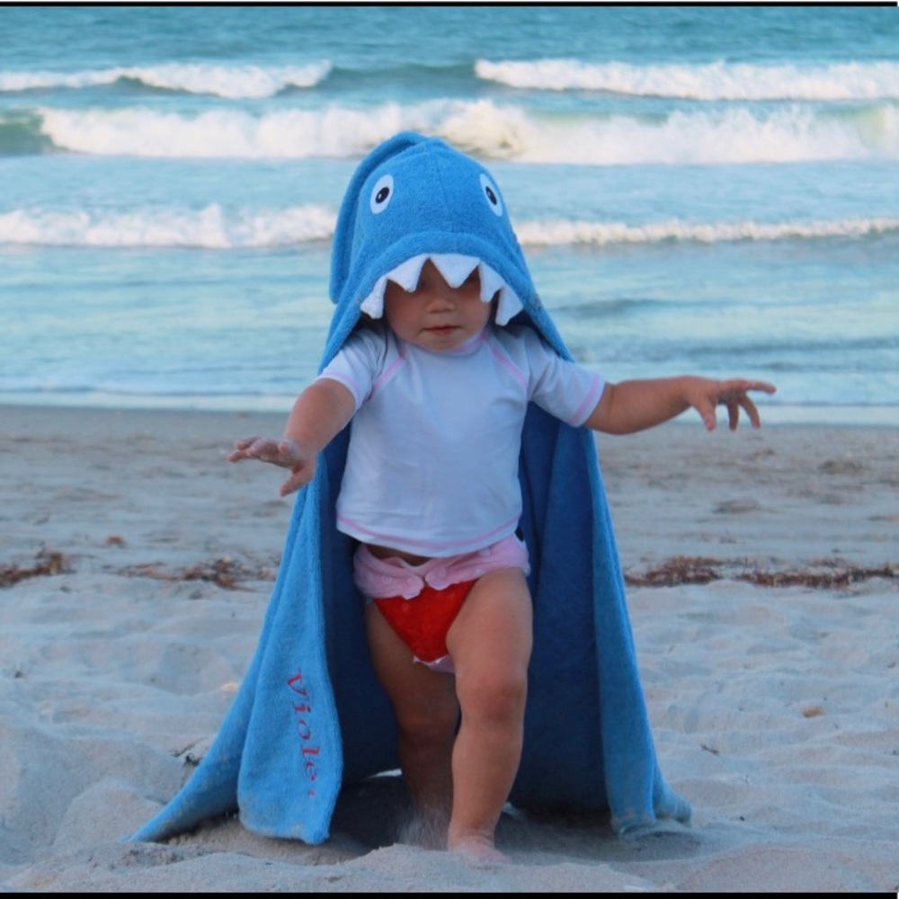 Hooded Shark Towel